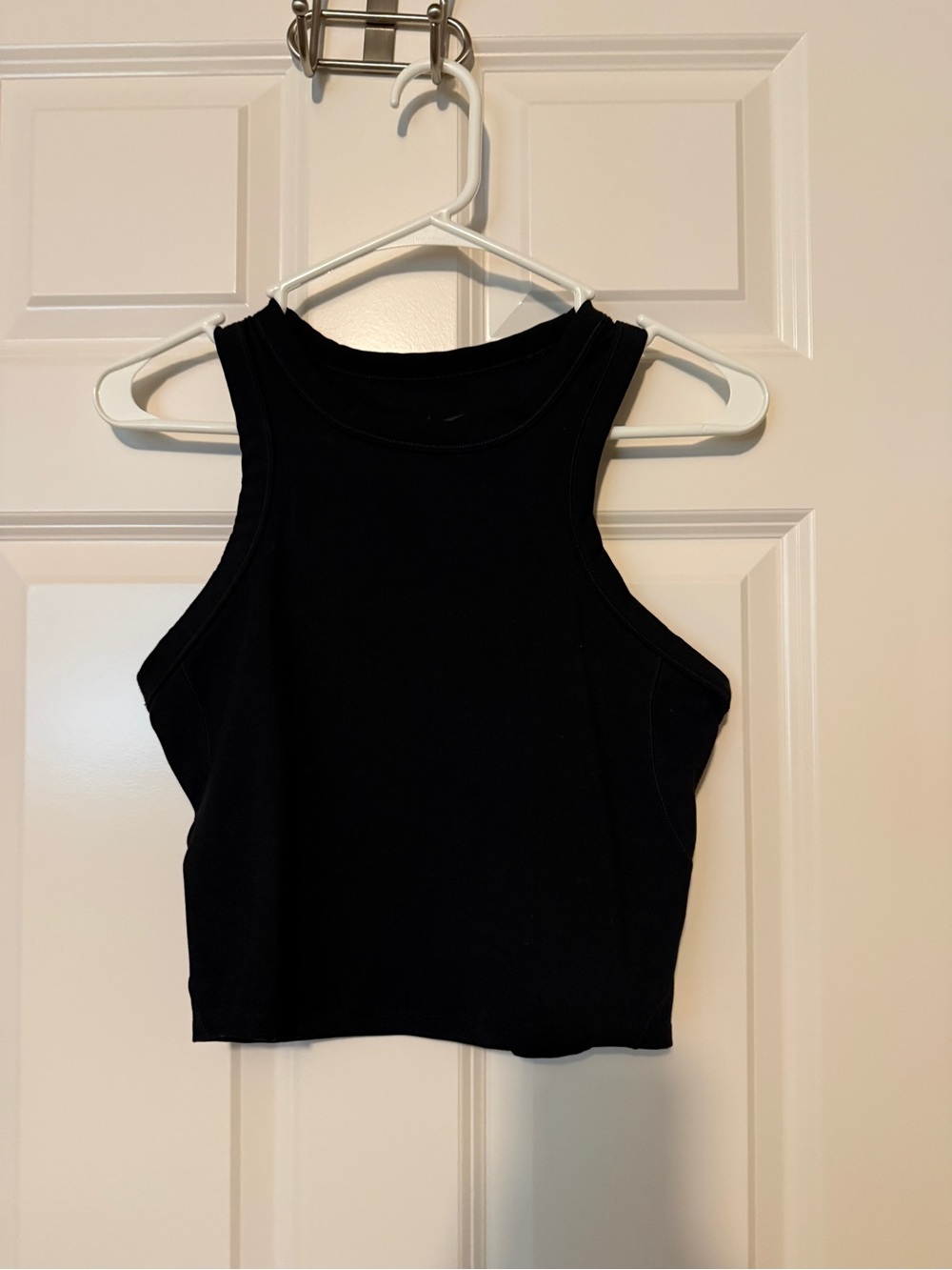 Nike Black High-Neck Cropped Tank